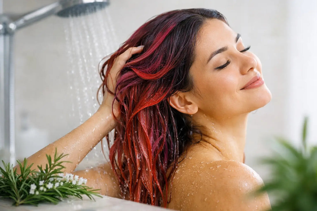 How to Wash Colored Hair Without Fading It