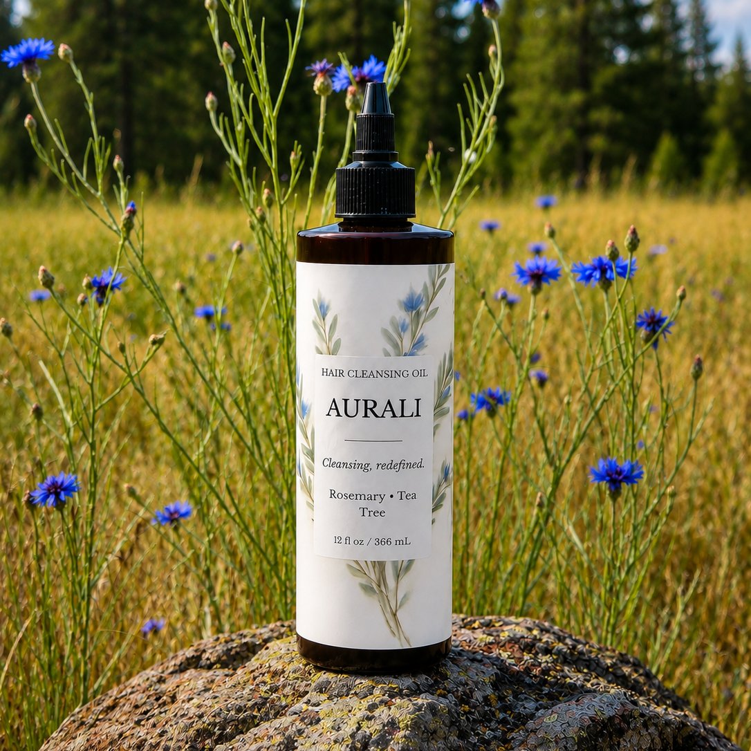 Hair Cleansing Oil - Rosemary and Tea Tree - 12 oz