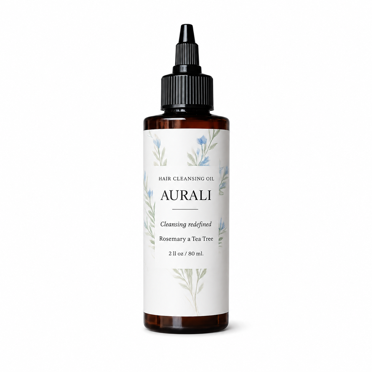 Travel Hair Cleansing Oil - Rosemary and Tea Tree - 2oz